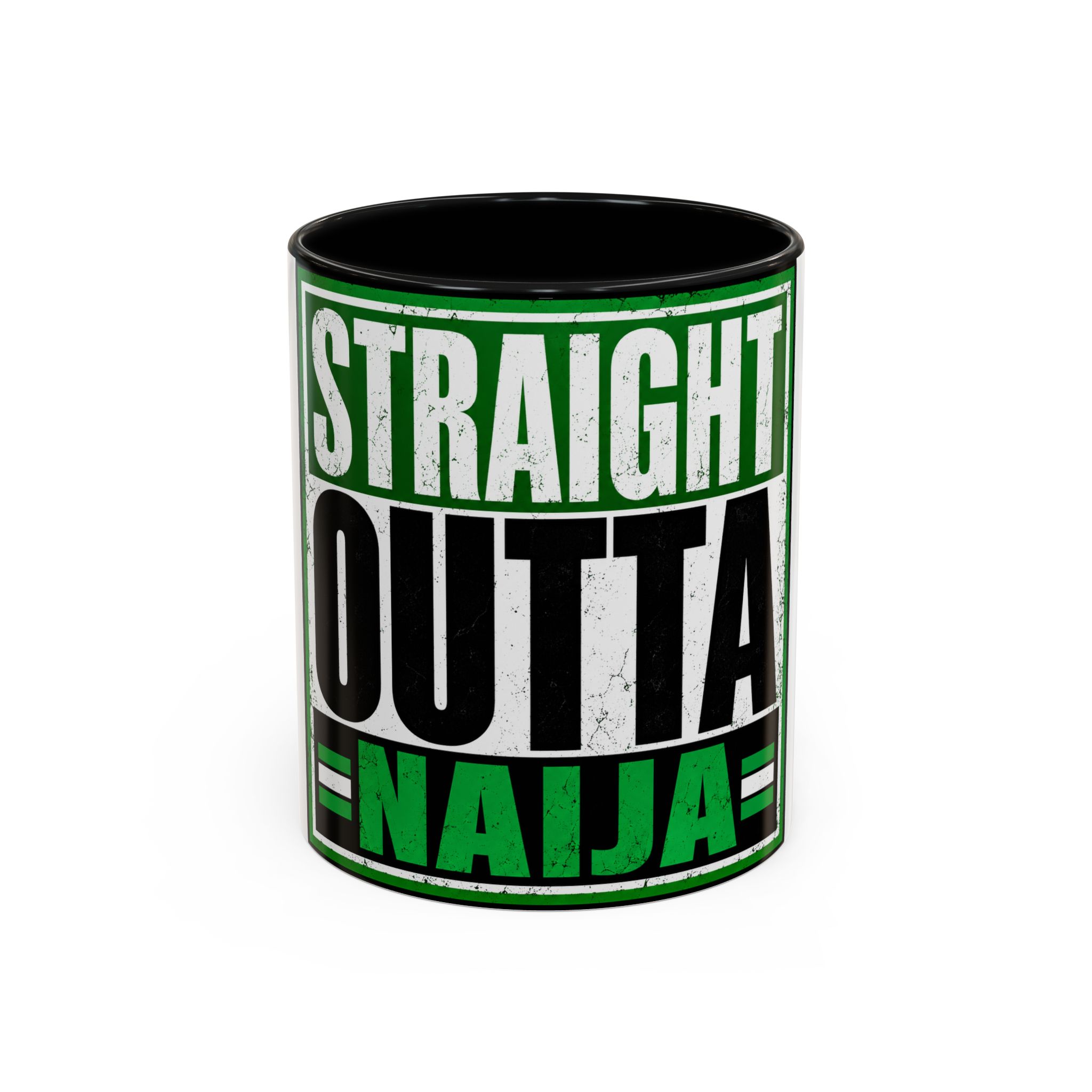 Straight Outta Naija Accent Coffee Mug — Nigerian Pride 11/15oz