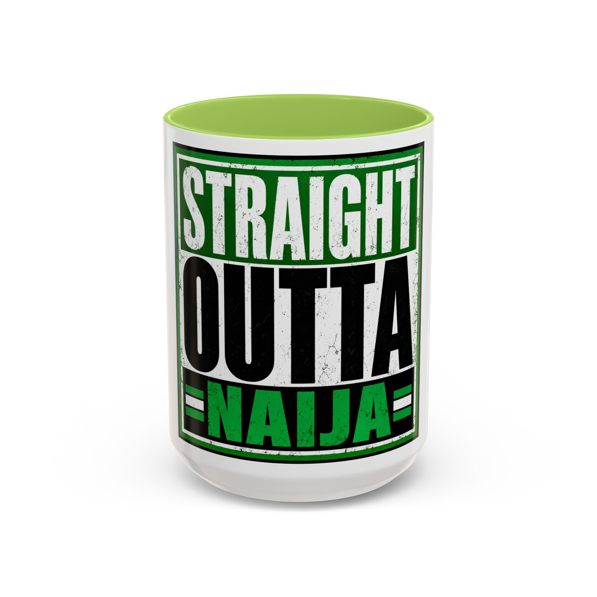 Straight Outta Naija Accent Coffee Mug — Nigerian Pride 11/15oz - Image 73