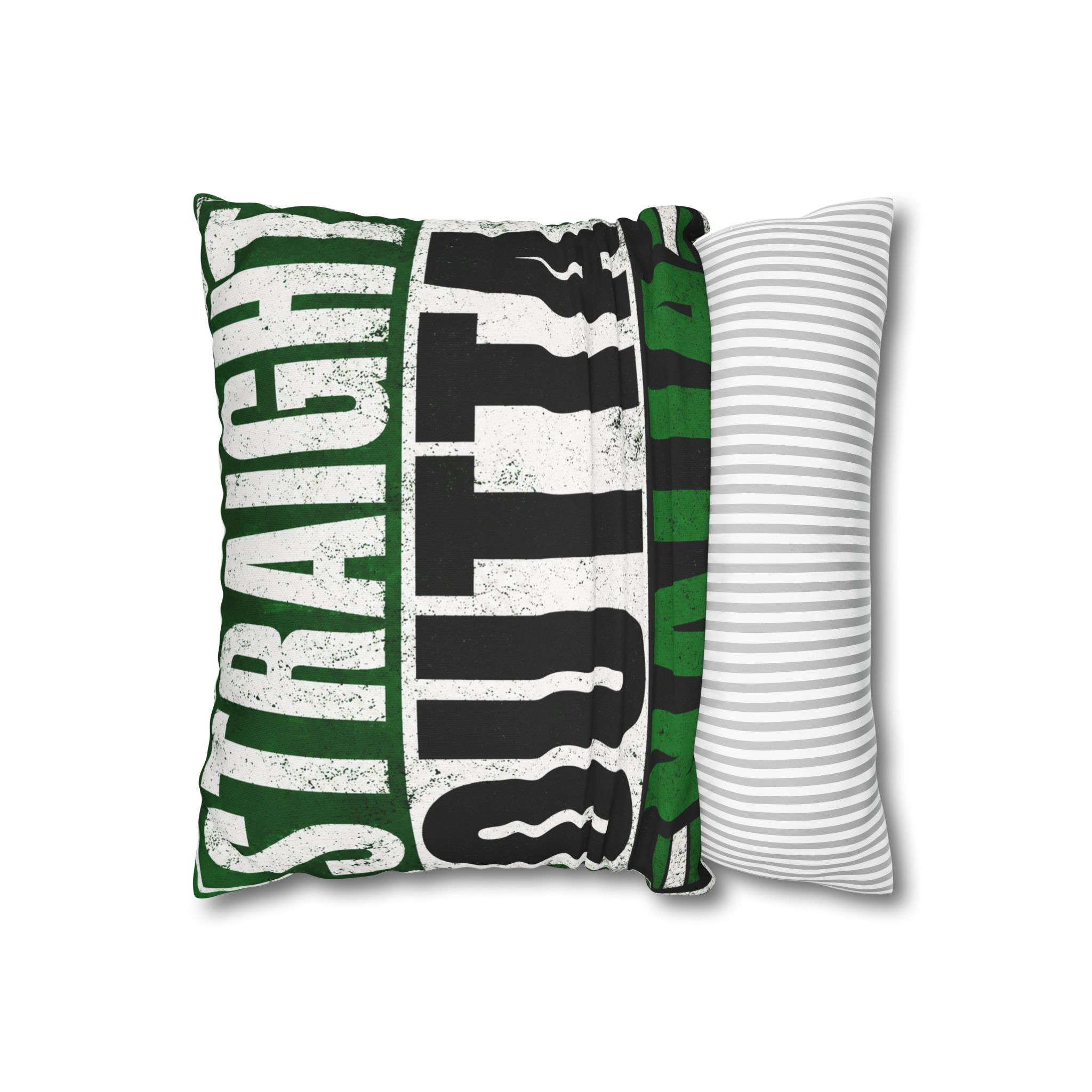 Throw Pillow - "Straight Outta Naija" Square Poly Canvas Decorative Pillow - Image 2