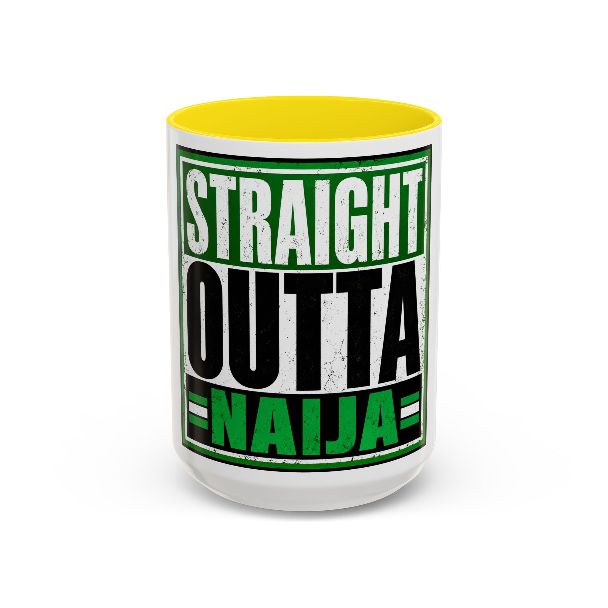 Straight Outta Naija Accent Coffee Mug — Nigerian Pride 11/15oz - Image 53