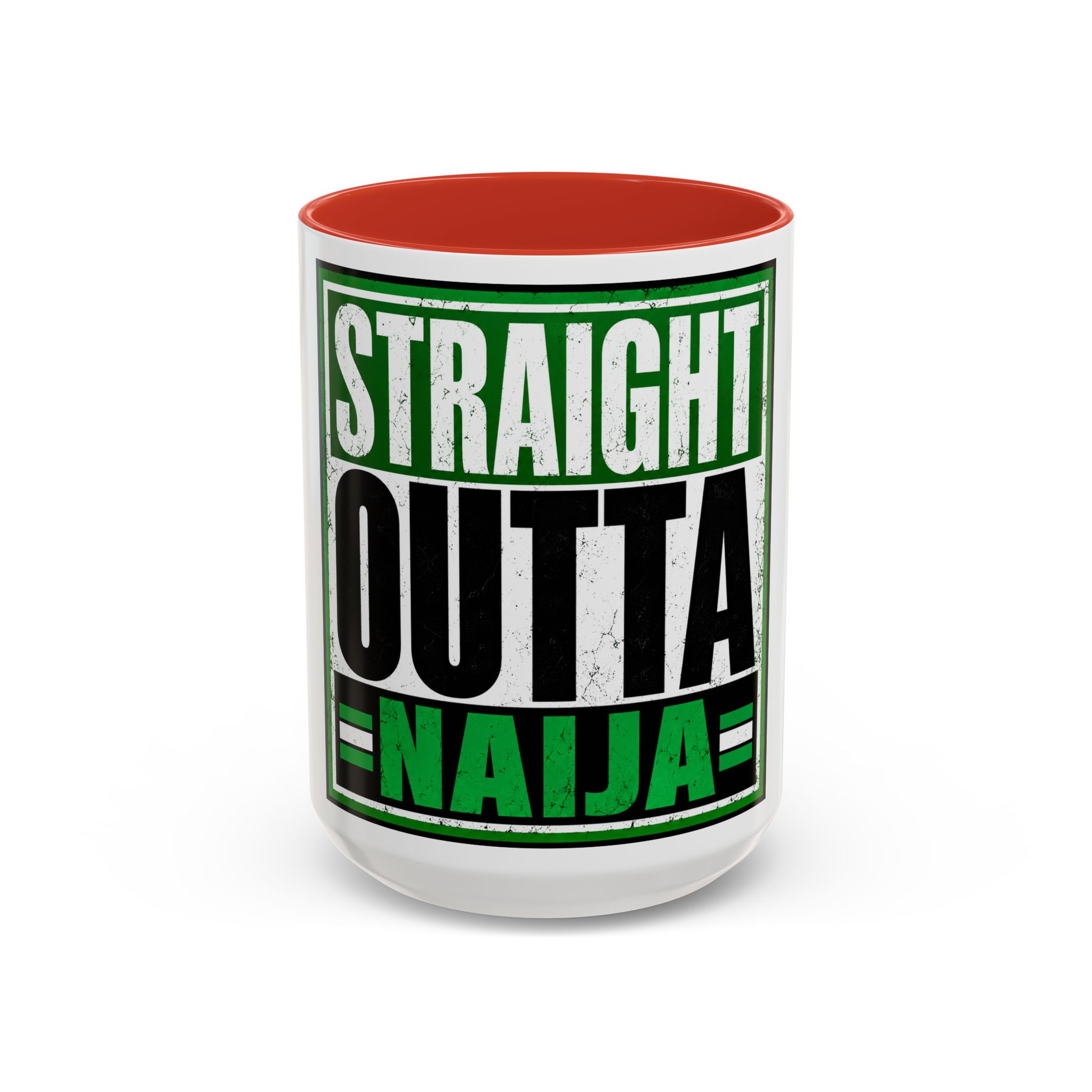 Straight Outta Naija Accent Coffee Mug — Nigerian Pride 11/15oz - Image 29