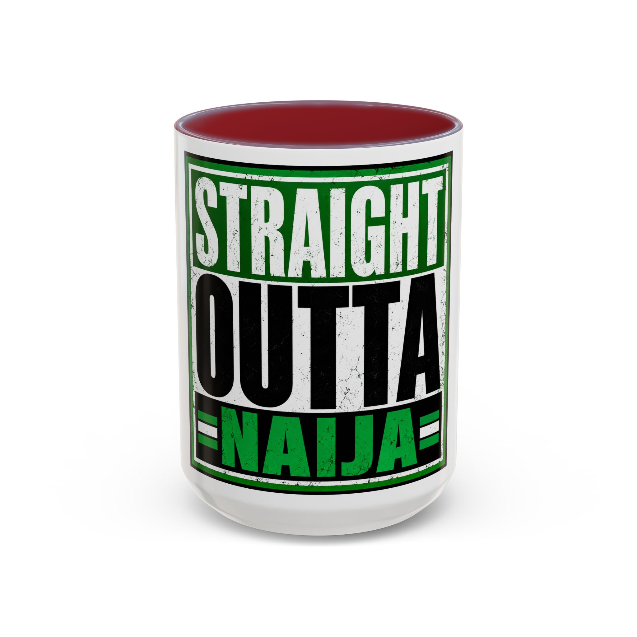 Straight Outta Naija Accent Coffee Mug — Nigerian Pride 11/15oz - Image 81